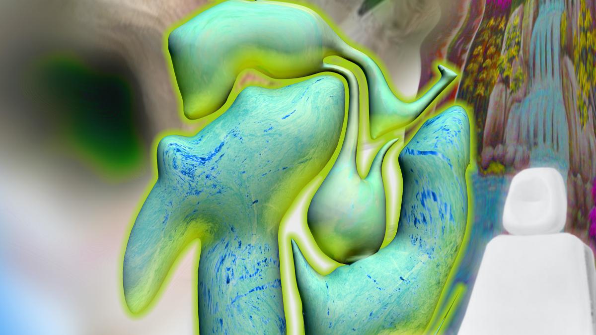 ei-esittävä, värikäs kuva