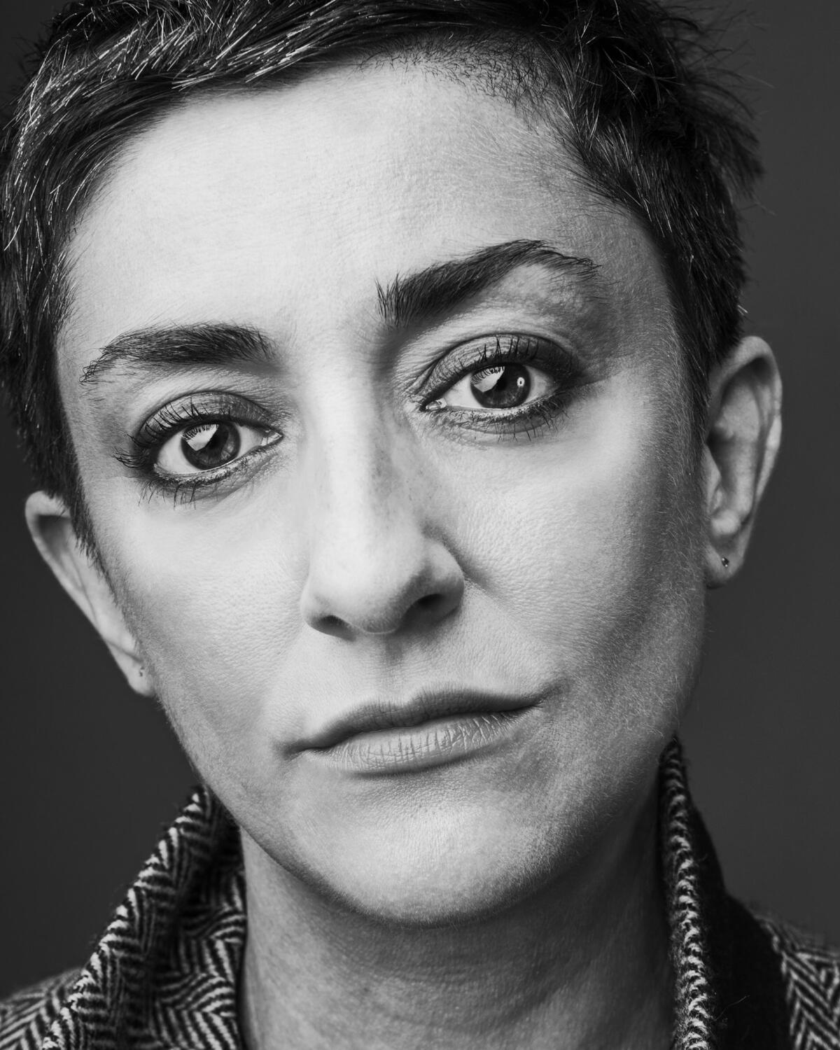 Maria Fusco closeup portrait.